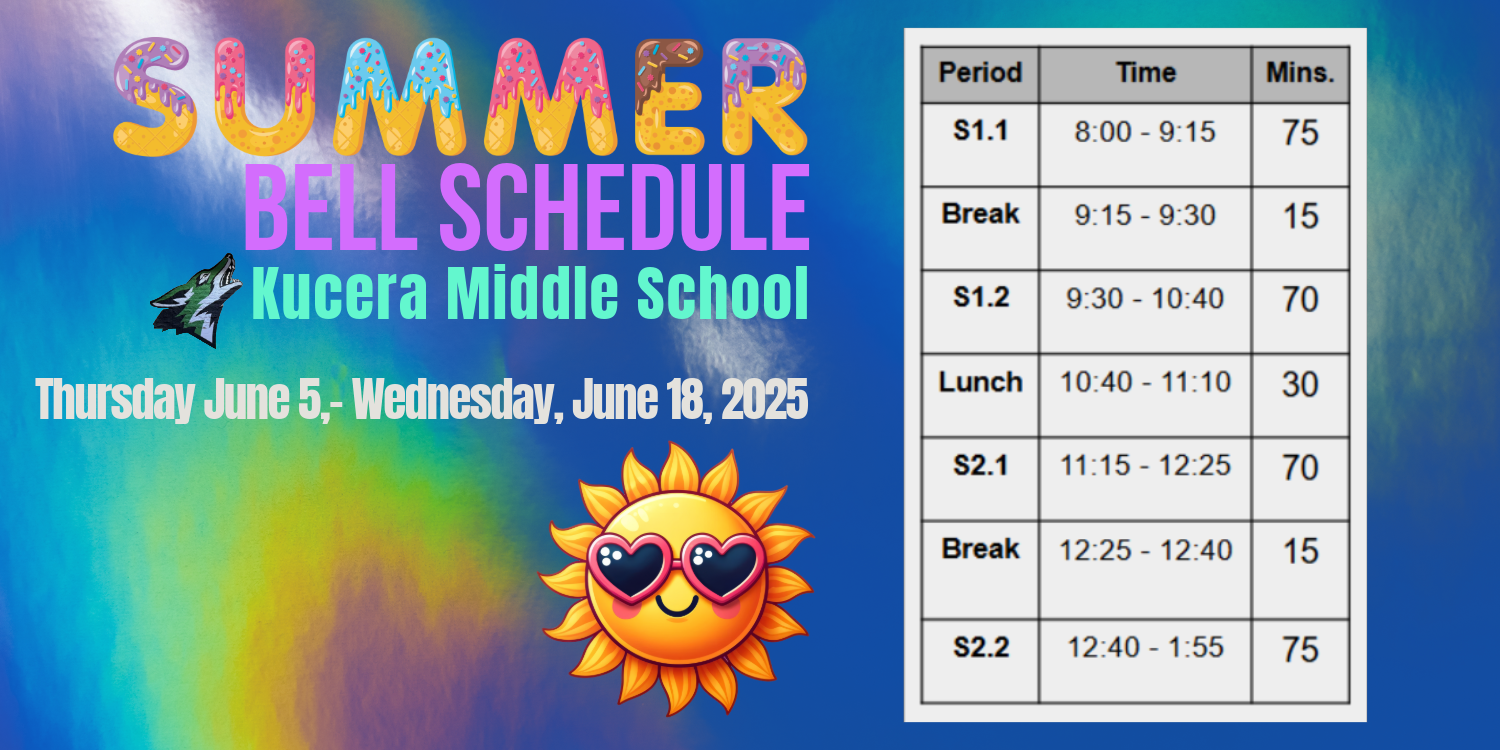 Summer Schedule